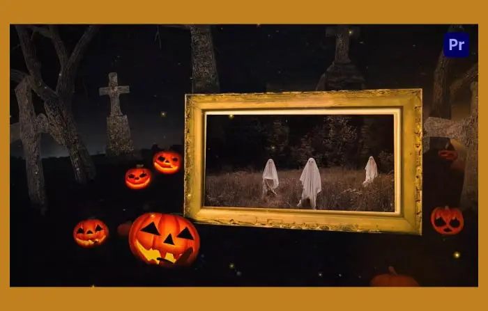 Halloween Night 3D Slideshow Template
